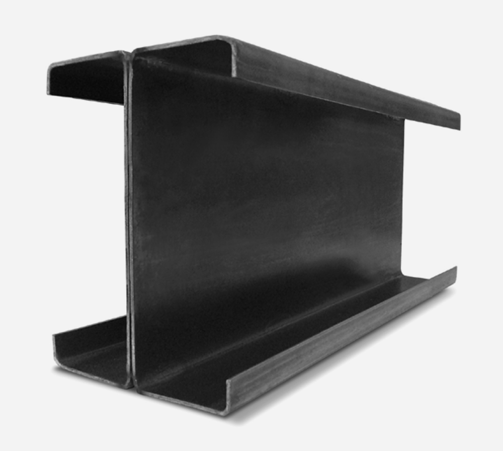 perfil c de acero doble T